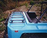 Photo of optional Rear Deck Luggage Rack